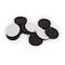 Slipstick Slipstick GorillaPads Rubber Self Adhesive Gripper Pad Black Round 2 in. W X 2 in. L 8 pk CB144 - alternate 3